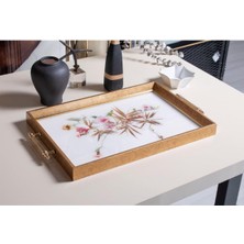 Renkli Çeyizlik Çay ve Kahve Tepsisi, Şık ve Kullanışlı Tasarım