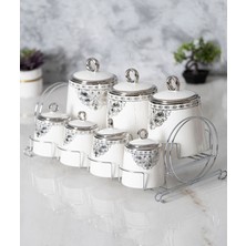 8 Parça Baharat Seti, Astar, Silver, Şık ve Kullanışlı Baharat Takımı