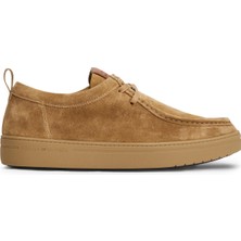 Tommy Hilfiger Süet Kahve Erkek Günlük Ayakkabı Modern Lıght Suede Moc Toe Shoe