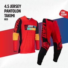 Leatt Kırmızı Siyah Jersey Pantolon Takımı