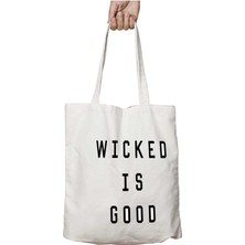 The Maze Runner - Wicked Is Good Iki Taraf Kalıcı Yıkanabilir Okul Plaj Omuz Bez Çanta