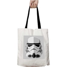 Siyah Kulplu Star Wars Stormtrooper Episode Iv A New Hope Yıkanabilir Okul Omuz Çanta