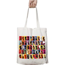 Marvel Kahramanlar Iki Tarafı Kalıcı Baskılı Yıkanabilir Okul Plaj Omuz Bez Çantası