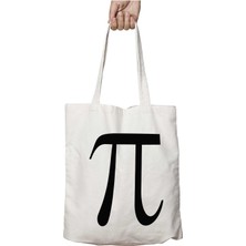 Pi Sayısı Pi Günü Pi Sembol Matematik Iki Taraf Kalıcı Yıkanabilir Okul Plaj Omuz Bez Çanta