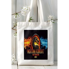 Mortal Kombat Oyun Baskılı Omuz Çanta Kişiye Özel Model 12