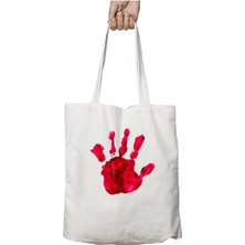 Mão,, Dokunma Iki Tarafı Kalıcı Baskılı Yıkanabilir Okul Plaj Omuz Bez Çantası