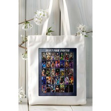 Mortal Kombat Oyun Baskılı Bez Çanta Omuz Çantası Kişiye Özel Model 20