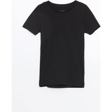 Lc Waikiki Yeni Sezon Bisiklet Yaka Kisa Kollu Erkek Cocuk Fanila - S5FQ73Z4