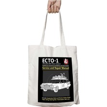 Hayalet Avcıları Ecto1 Servis ve Onarım Iki Tarafı Kalıcı Baskılı Yıkanabilir Çanta