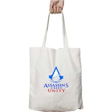 Assassins Creed Unity Iki Tarafı Kalıcı Baskılı Yıkanabilir Çanta