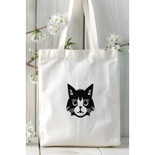 Bombay Kedisi Kedi Kişiye Özel Baskılı Omuz Çanta Desen 7