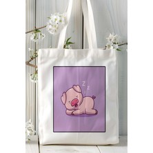 Domuz Baskılı Omuz Çanta Kişiye Özel Model 11