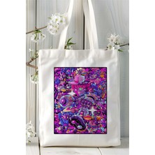 Gamer Baskılı Bez Çanta Omuz Çantası Kişiye Özel Desen 5