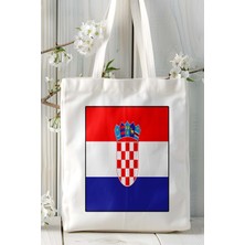 Hollanda Holland Bayrak Baskılı Omuz Çanta Kişiye Özel Model