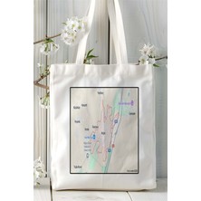 Niğde Baskılı Bez Çanta Omuz Çantası Kişiye Özel Desen 51