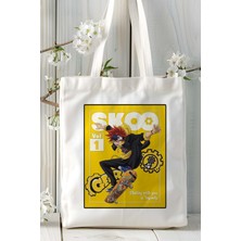 Sk8 The Infinity Baskılı Bez Omuz Çantası Kişiye Özel Model 4