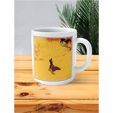 Boğa Güreşi Baskılı Kupa Bardak Kişiye Özel Desen 2