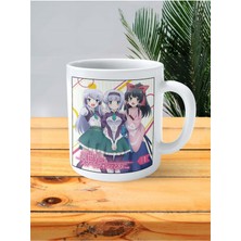 Isekai Wa Smartphone To Tomo Ni. Baskılı Kupa Bardak Kişiye Özel Model 3