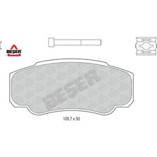 Arka Fren Balatasi Boxer-Ducato 02-06 Beşer  4252.46/ 4254.68/ 548-0/ 23860  Peugeot, Cıtroen, Fıat 3914