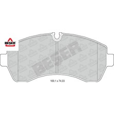 Ön Fren Balatasi Crafter Çift Teker 2.5 Tdi 06->