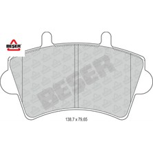 Ön Fren Balatasi Master Ii-Movano 01-10 Beşer  7701205294   3856