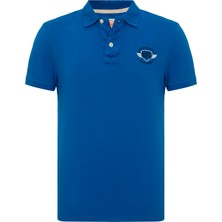 Routefield Part Erkek Mavi Polo Tişört