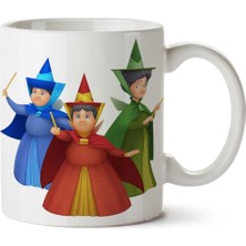 Sleeping-Beauty-Png-Image Iki Tarafı Baskılı Kupa Bardak