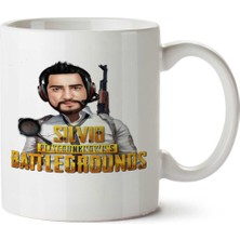 Pubg Silah Iki Tarafı Baskılı Kupa Bardak