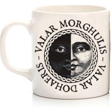 Gt Valar Morghulis Iki Tarafı Baskılı Kupa Bardak