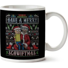 Have A Merry Schwiftmas R And M Christmas Jumper Iki Tarafı Baskılı Kupa Bardak