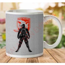 Metal Gear Solid Foxhound Big Boss Logo Iki Tarafı Baskılı Kupa Bardak