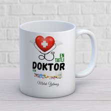 Doktor Iki Tarafı Baskılı Kupa Bardak