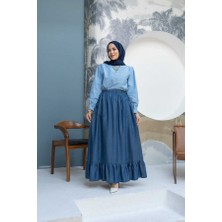 2281-TENSEL Etek Koyu Mavi