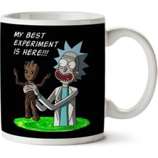 Ricks Best Experiment R And M Iki Tarafı Baskılı Kupa Bardak