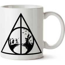 Hp Ölüm Yadigarları Iki Tarafı Baskılı Kupa Bardak