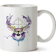 Hp Geyik Iki Tarafı Baskılı Kupa Bardak