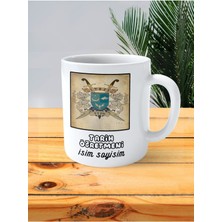 Tarih Öğretmeni Baskılı Kupa Bardak Isimli Kişiye Özel Göktürk