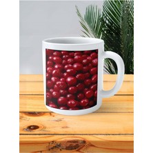 Kızılcık Şerbeti Baskılı Kupa Bardak Kişiye Özel Desen 2