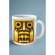 Temple Run Mobil Oyun Baskılı Kupa Bardak Çift Taraflı Baskı Kişiye Özel Model 2