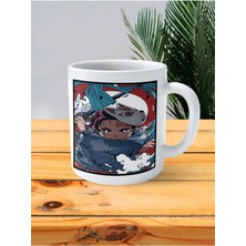 Demon Slayer Kimetsu No Yaiba Baskılı Kupa Bardak Model 1