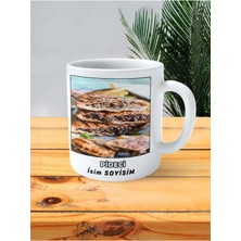 Pideci Pide Meslek Baskılı Kupa Bardak Çift Taraflı Baskı Kişiye Özel Model