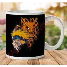 Demon Fox Naruto Iki Tarafı Baskılı Kupa Bardak