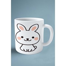 Sevgililer Günü Sevgili Kişiye Özel Baskılı Kupa Bardak Çift Taraflı Baskı Model 41 Gülücük