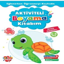 Aktiviteli Boyama Kitabı Deniz Canlıları