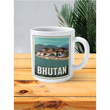 Bhutan Baskılı Kupa Bardak Kişiye Özel Desen