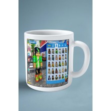 School Party Craft Mobil Oyun Baskılı Kupa Bardak Çift Taraflı Baskı Kişiye Özel Model 7