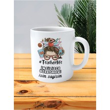 Ingilizce Öğretmeni English Teacher Baskılı Kupa Bardak Isimli Kişiye Özel Basket Topu Resim