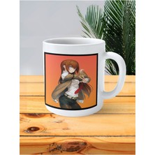 Steins Gate Baskılı Kupa Bardak Kurisu Makise Hareket