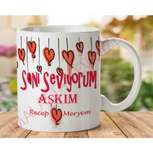 Sevgililer Günü Seni Seviyorum Aşkım Kupa Bardak