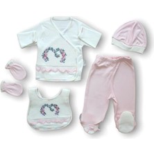 Anadolunun Kalbi Nakışlı  5li Zıbın Takımı Hastane Çıkışı Pembe